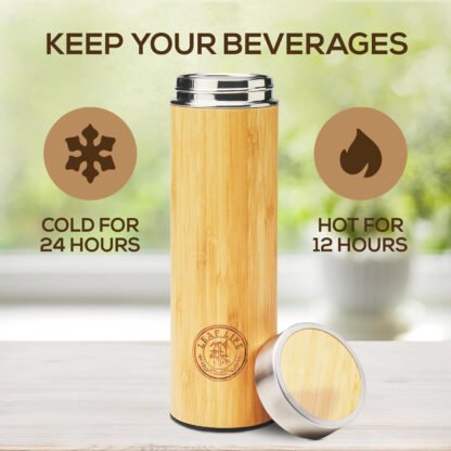 Original Bamboo Tumbler with Tea Infuser - Image 3