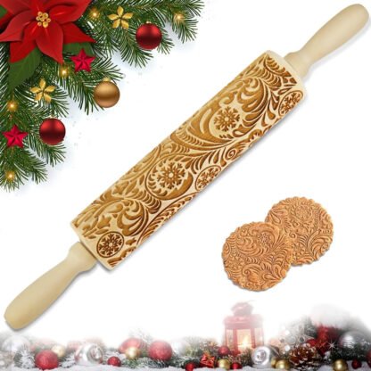 Christmas Sweater Embossed Rolling Pin