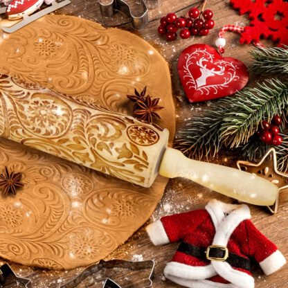 Christmas Sweater Embossed Rolling Pin - Image 2