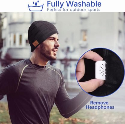 Bluetooth Headphone Beanie - Image 6
