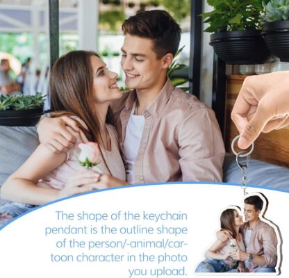 Custom Portrait Keychain - Image 6