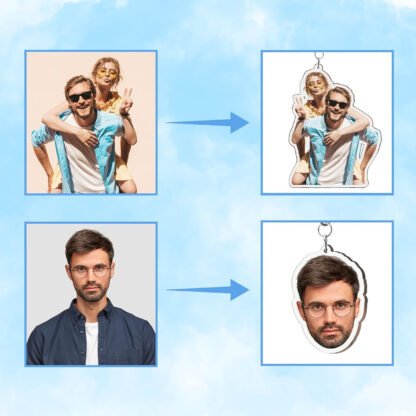 Custom Portrait Keychain - Image 7