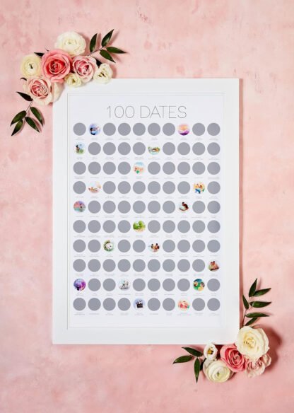 100 Dates Scratch-off Poster - Image 2