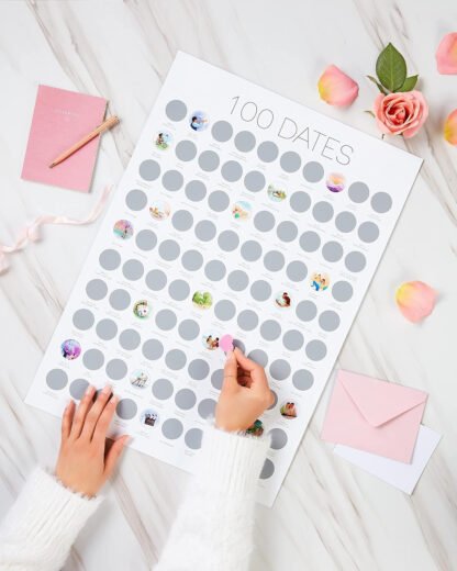 100 Dates Scratch-off Poster - Image 3