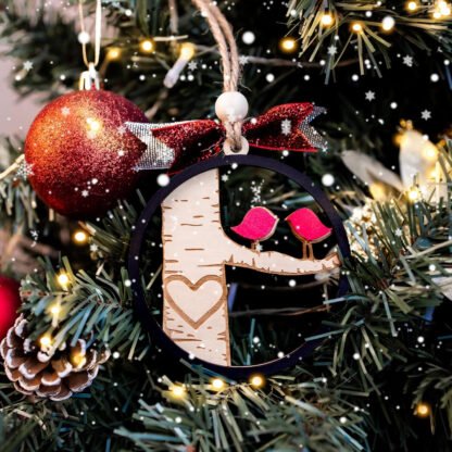 Personalized Lovebirds Ornament - Image 2