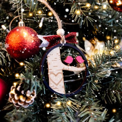 Personalized Lovebirds Ornament - Image 4