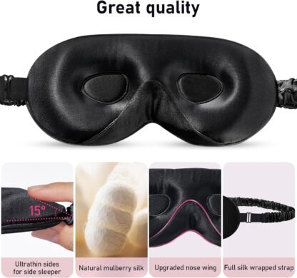 Pure Silk Sleep Mask - Image 7
