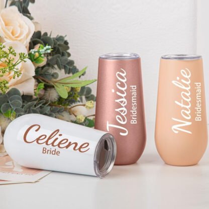 Personalized Stemless Champagne Flute - Image 4