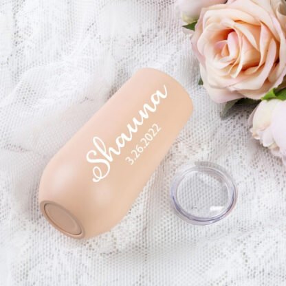 Personalized Stemless Champagne Flute - Image 6