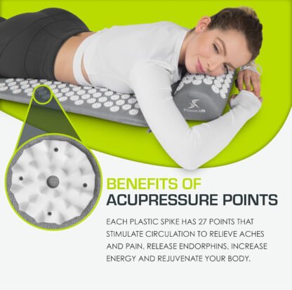 Acupressure Mat and Pillow Set - Image 3
