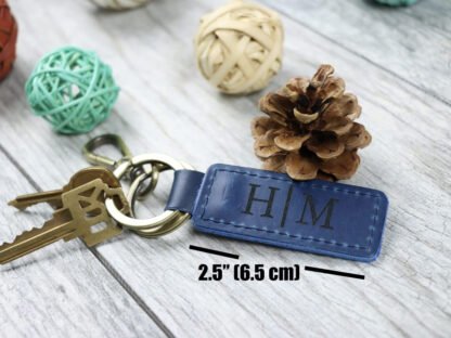 Personalized Leather Keyring - Image 7