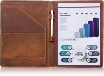 Personalized Leather Steno Pad Cover