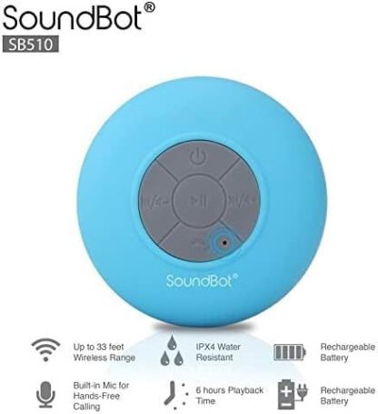 SoundBot Mini Bluetooth Shower Speaker - Image 7