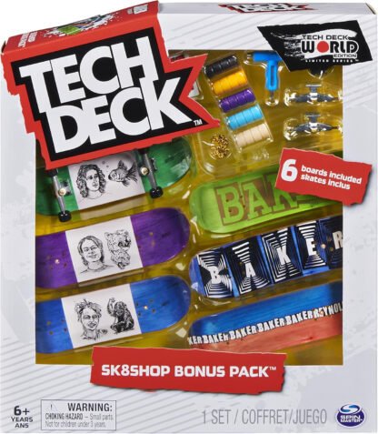Tech Deck Finger Skateboard Bonus Pack
