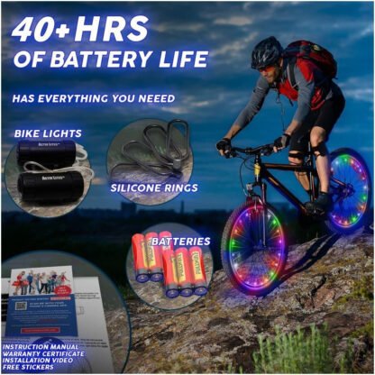 Activ LED Bike Wheel Light Set - Image 5