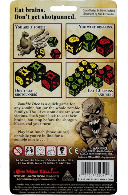 Zombie Dice Game - Image 2