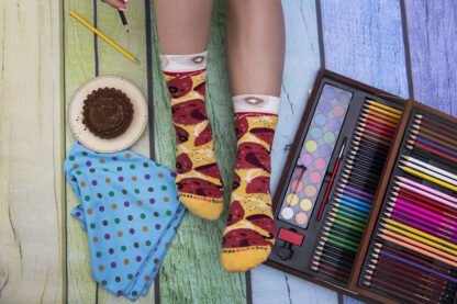 Pizza Socks in a Box - Image 4