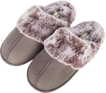 Jessica Simpson Comfy Faux Fur Slippers - Image 2