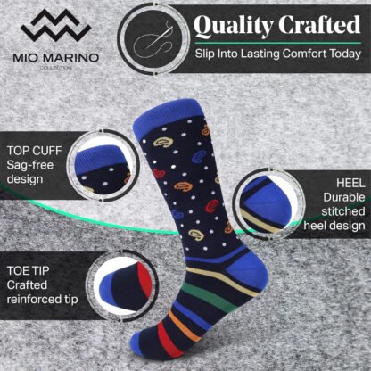 Marino Men’s Socks 12 Pack - Image 2