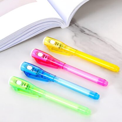 Invisible Ink Pen Set and UV Light - Image 2