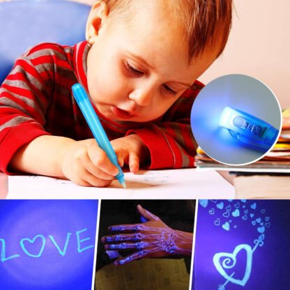 Invisible Ink Pen Set and UV Light - Image 7