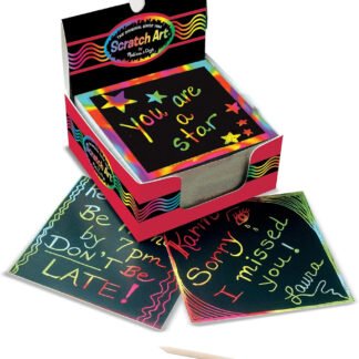 Rainbow Scratch Off Notepad