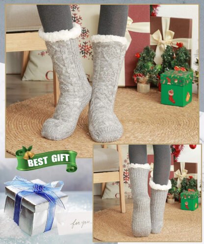 Fuzzy Slipper Socks - Image 4