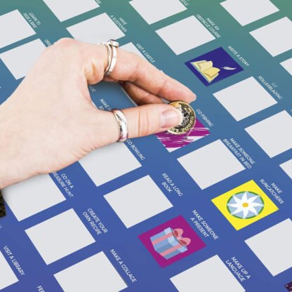 100 Kids Activities Bucket List Scratch Off Poster - Image 3