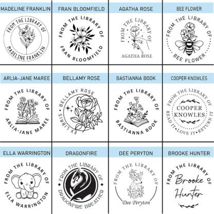 Personalized Library Stamp - Image 4