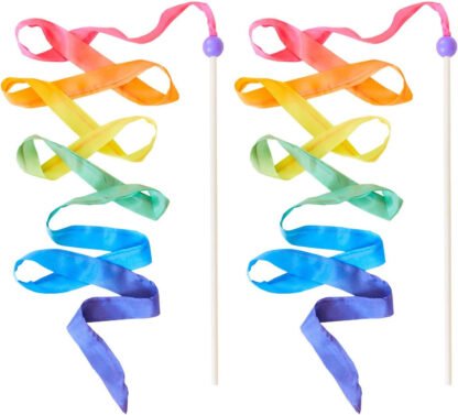 Sarah’s Rainbow Silk Streamer - Image 2
