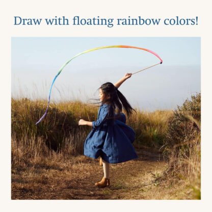 Sarah’s Rainbow Silk Streamer - Image 3