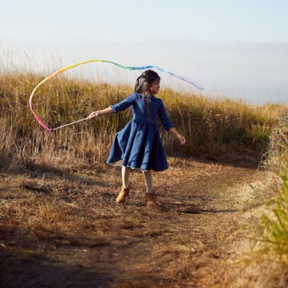 Sarah’s Rainbow Silk Streamer - Image 7