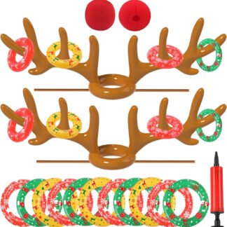 Inflatable Reindeer Ring Toss Game
