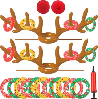 Inflatable Reindeer Ring Toss Game