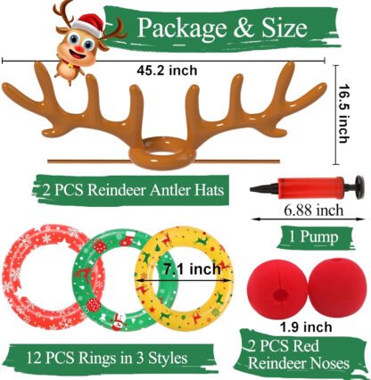 Inflatable Reindeer Ring Toss Game - Image 3