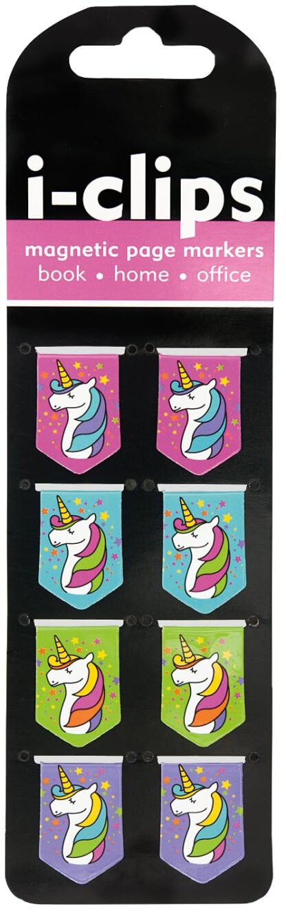 Unicorn iClip Magnetic Bookmarks