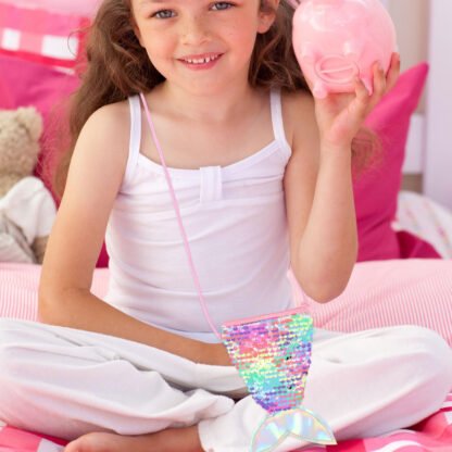 Sequined Mermaid Tail Coin Purse - Image 3