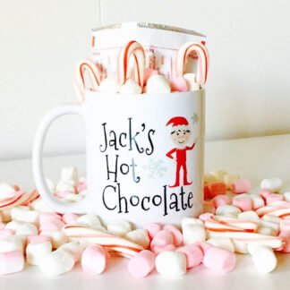 Personalized Hot Chocolate Mug with Spoon