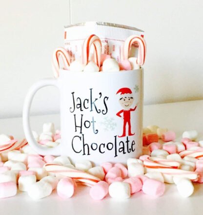Personalized Hot Chocolate Mug with Spoon