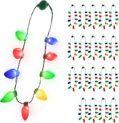 Christmas Light Necklace