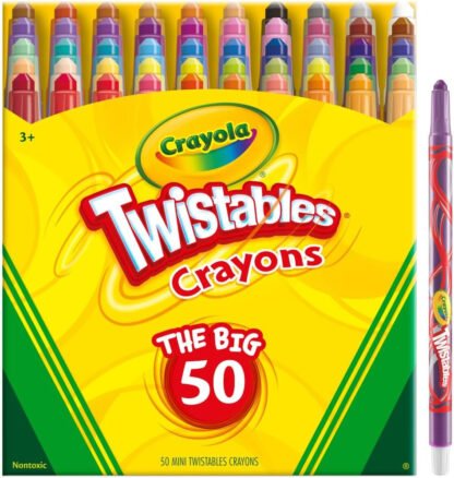 The Big 50 Crayola Twistable Crayons - Image 2