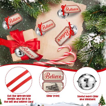 Personalized Christmas Spirit Believe Bell - Image 2