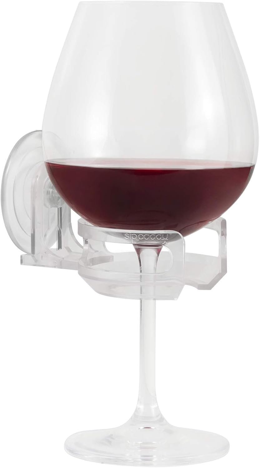 SipCaddy Shower Wine Glass Holder