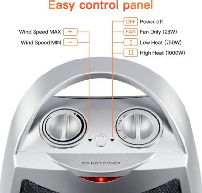 1500W Portable Space Heater - Image 5