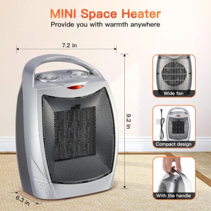 1500W Portable Space Heater - Image 6