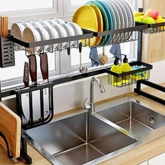 Over-The-Sink Dish Drying Rack